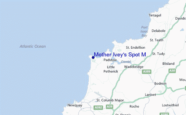Mother Ivey s Spot M Location Map