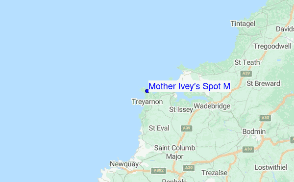 Mother Ivey s Spot M Location Map