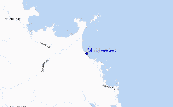 Moureeses location map