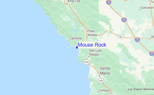 Mouse Rock Surf Forecast and Surf Reports (CAL - San Luis Obispo, USA)