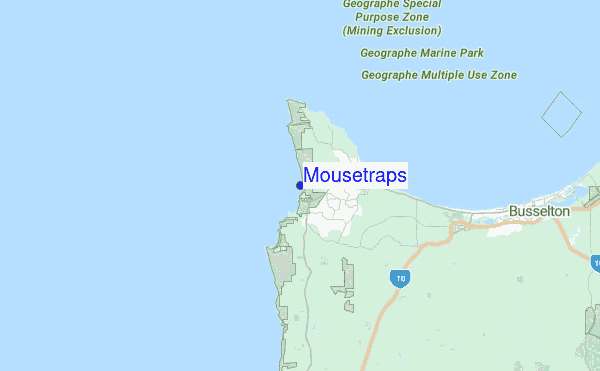 Mousetraps Location Map