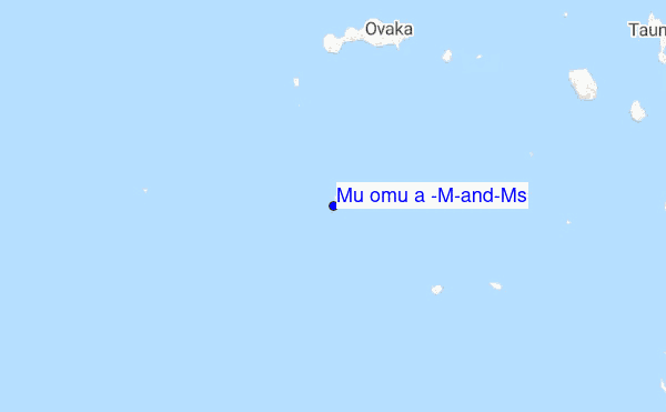 Mu omu a (M&Ms) location map