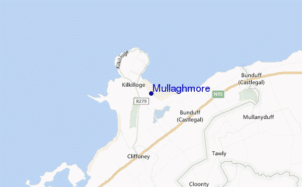 Mullaghmore location map