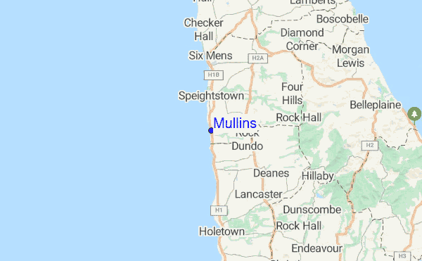 Mullins location map