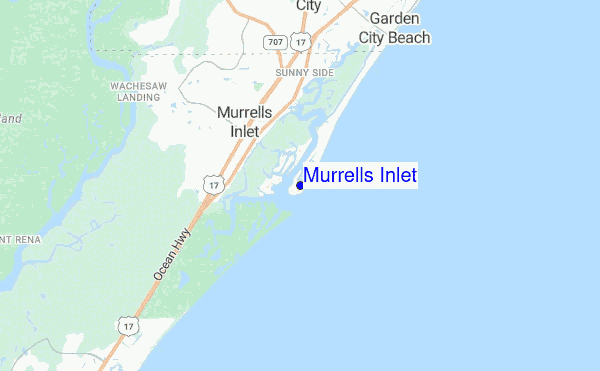 Murrells Inlet location map