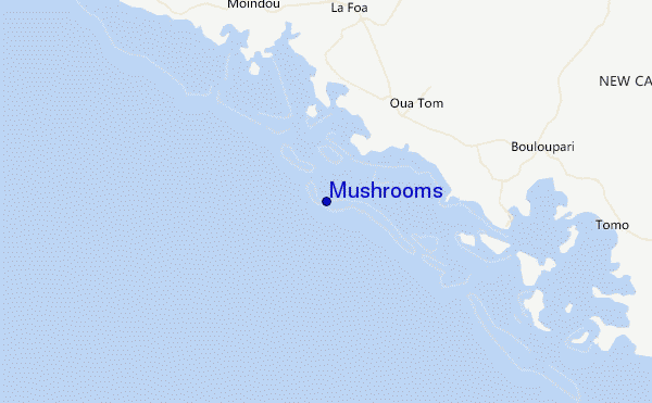 Mushrooms Location Map