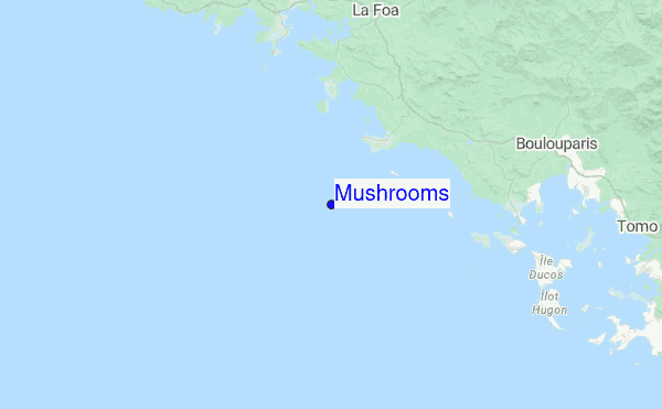 Mushrooms Location Map