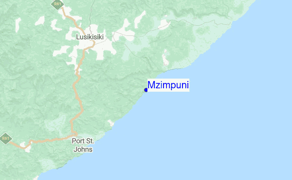 Mzimpuni Location Map