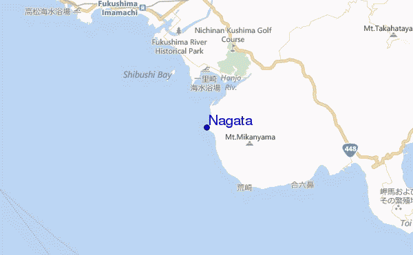 Nagata location map