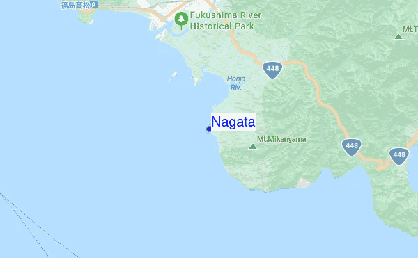 Nagata location map