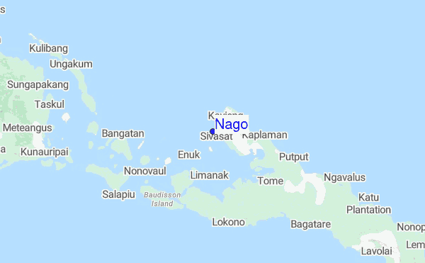 Nago Location Map