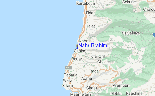 Nahr Brahim location map