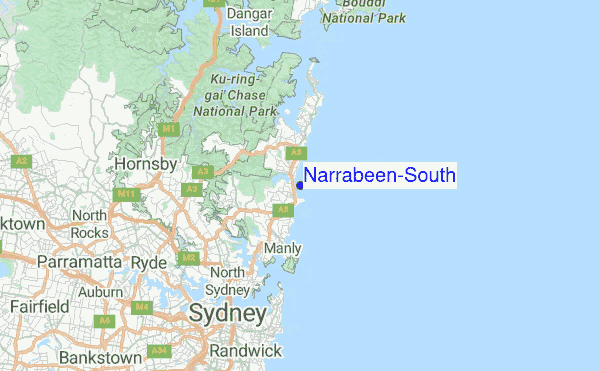 Narrabeen-South Location Map