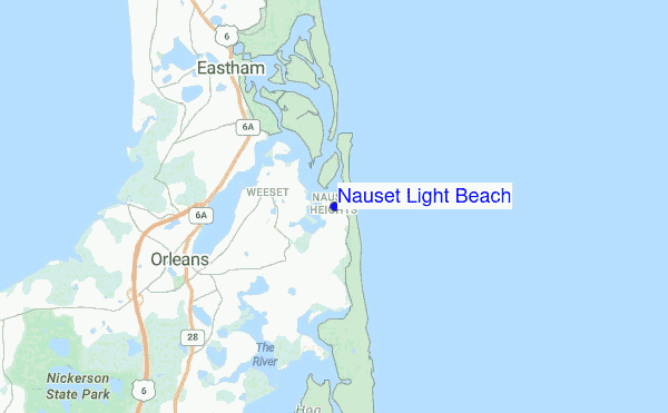 Nauset Light Beach location map