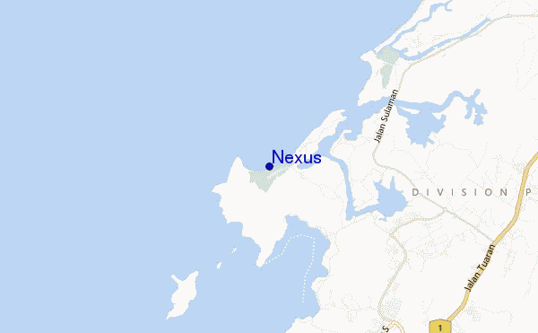 Nexus location map