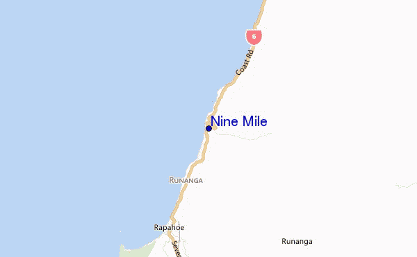 Nine Mile location map