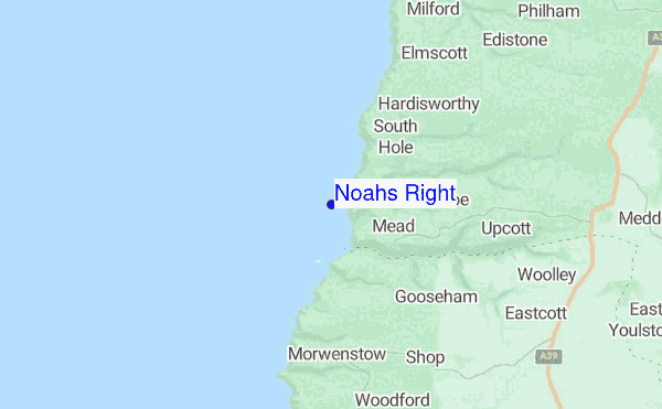 Noahs Right location map