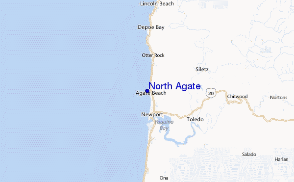 North Agate Location Map