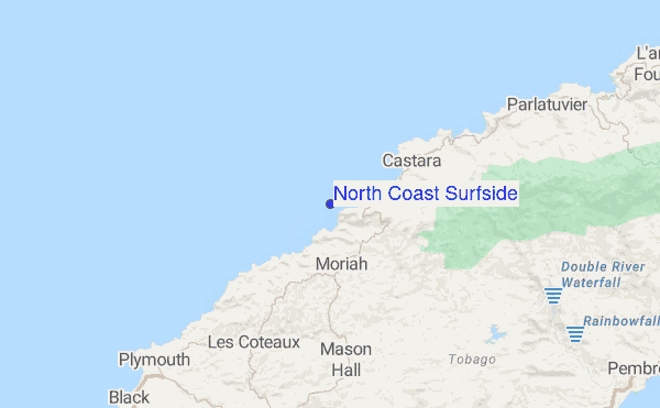 North Coast Surfside location map