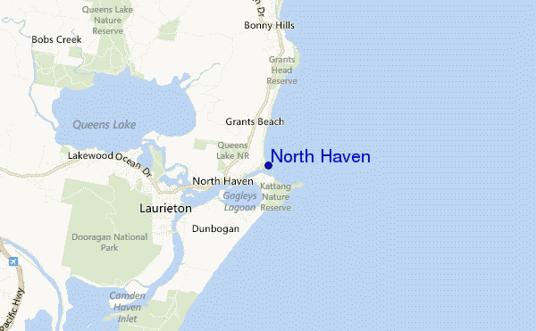 North Haven location map