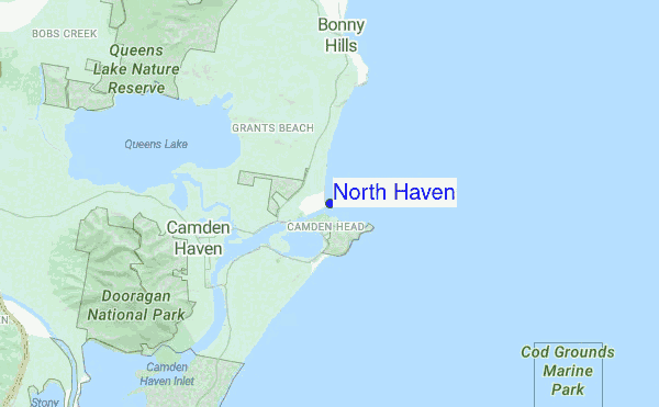 Map Of North Haven North Haven 48 Hour Detailed Surf Forecast
