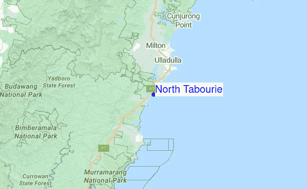 North Tabourie Location Map