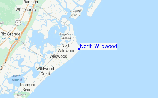 North Wildwood location map