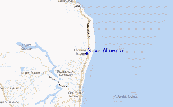 Nova Almeida location map