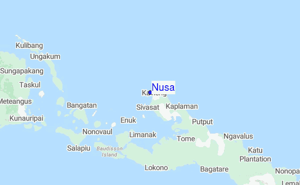 Nusa Location Map