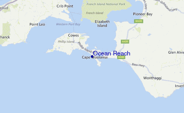 Ocean Reach Location Map