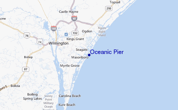 Oceanic Pier Location Map