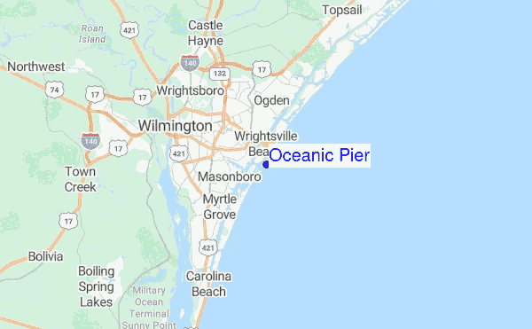 Oceanic Pier Location Map
