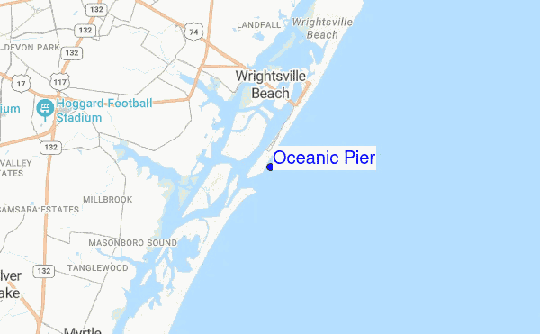 Oceanic Pier location map