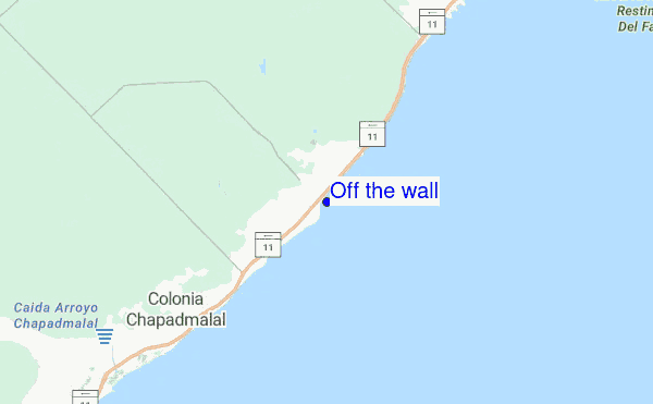 Off the wall location map