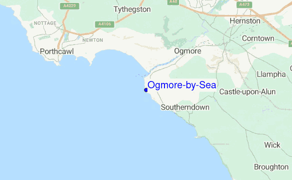 Ogmore-by-Sea location map