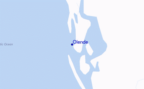 Olende location map