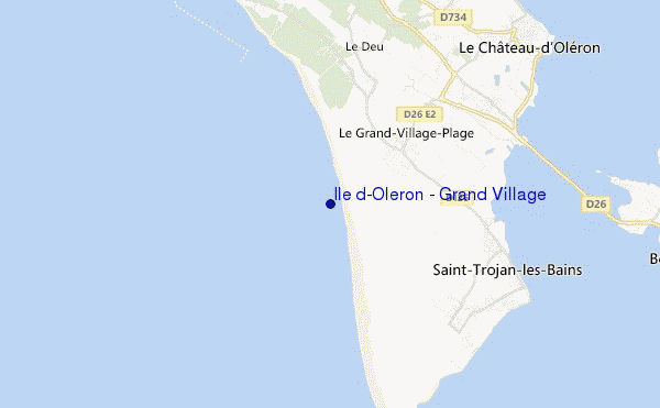 Ile d'Oleron - Grand Village location map