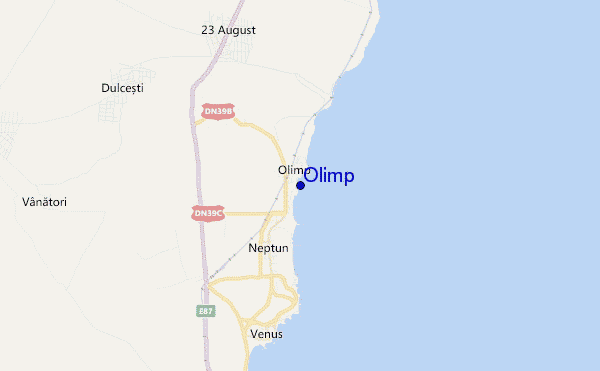 Olimp location map