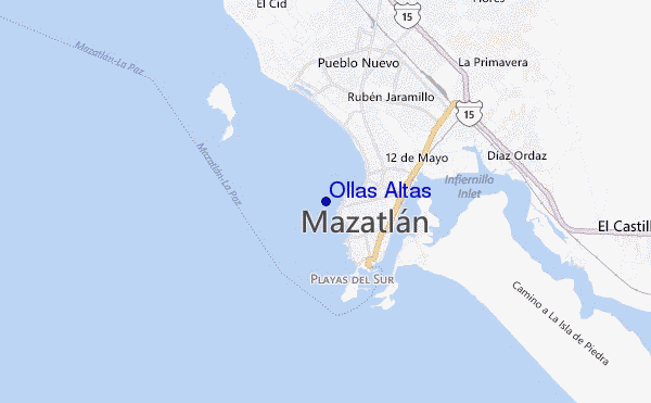 Ollas Altas location map