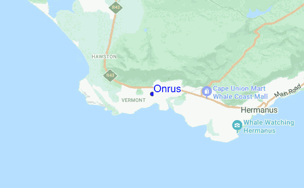 Onrus location map