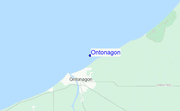 Ontonagon location map