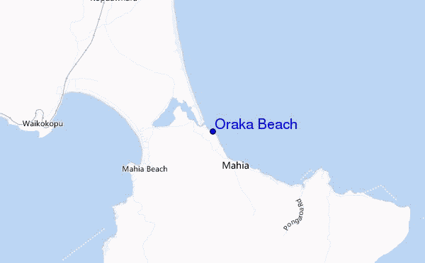 Oraka Beach location map