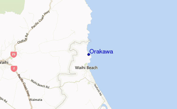 Orakawa location map
