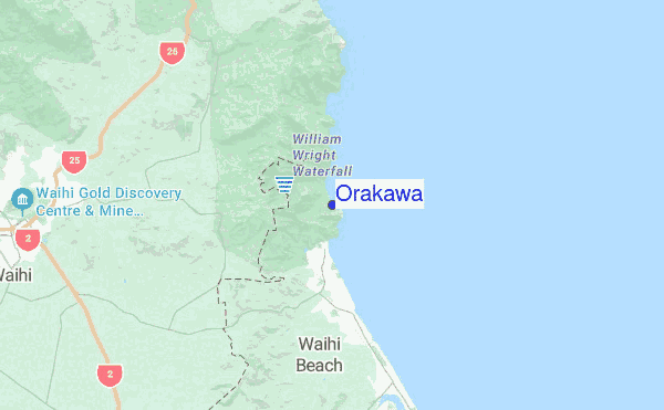 Orakawa location map