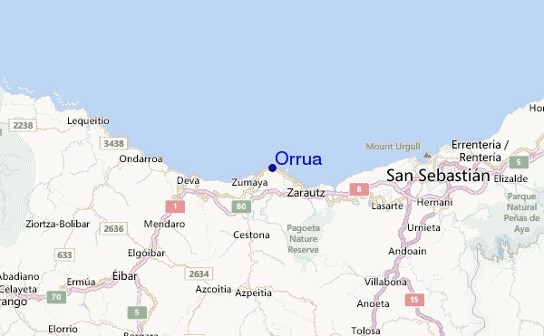 Orrua Location Map