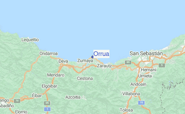 Orrua Location Map