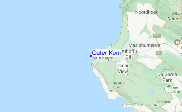 Outer Kom location map