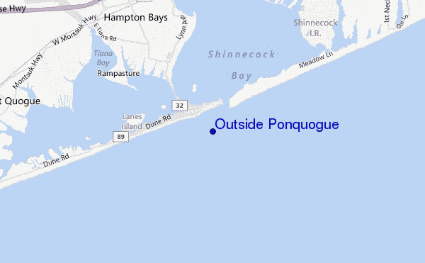 Outside Ponquogue location map