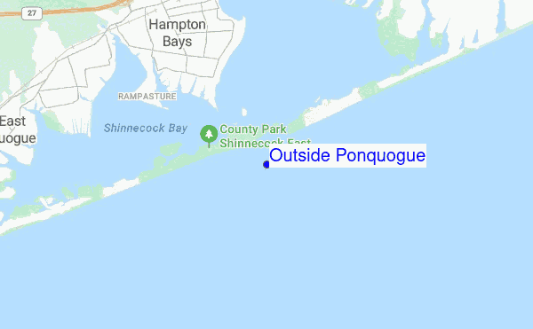 Outside Ponquogue location map