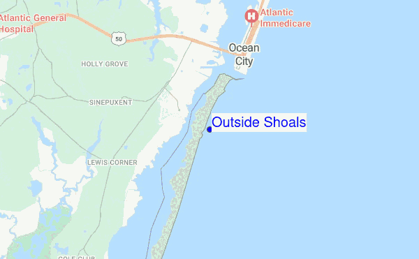 Outside Shoals location map